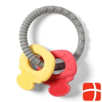 Babyono Ortho Beissring Sil Schluessel Gelb/rot 0m