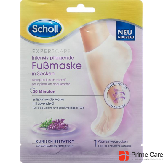 Scholl Nourishing Foot Mask Lavender Oil 2 pieces buy online