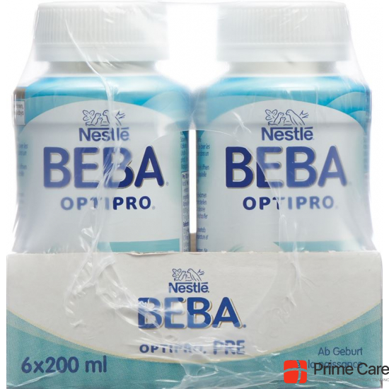 Beba Optipro Pre Ab Geburt Trinkf (n) 6x 200ml buy online
