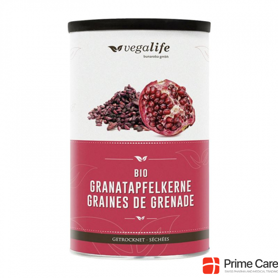Vegalife Granatapfelkerne Getrocknet Dose 500g buy online