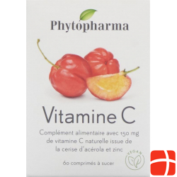 Phytopharma Vitamin C Lutschtabletten Dose 60 Stück