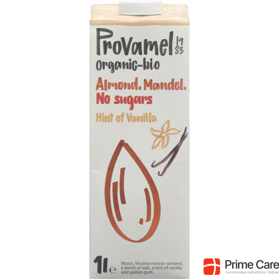 Provamel Mandeldrink ohne Zucker Vanille Bio 1L buy online