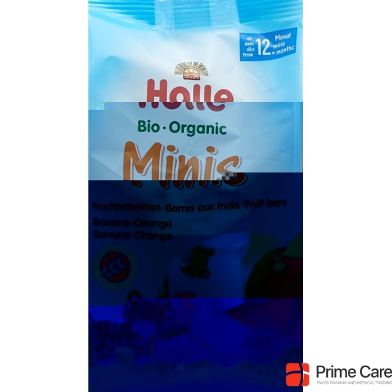 Holle Organic banana orange Minis Btl 100g