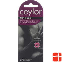 Ceylor Funpack Condoms with Reservoir 6 pieces