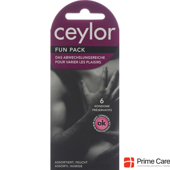 Ceylor Funpack Condoms with Reservoir 6 pieces