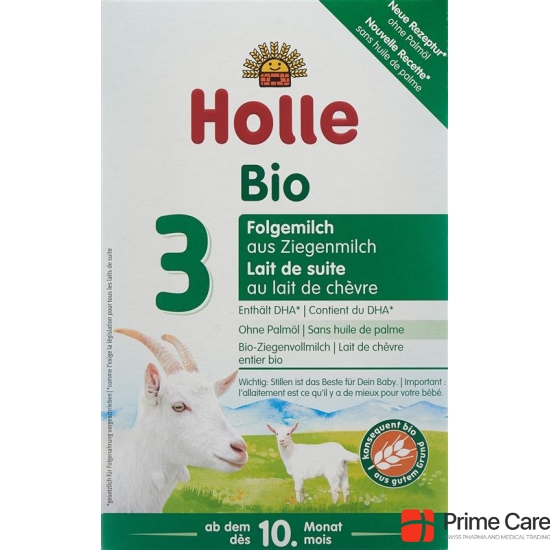 Holle organic follow-on milk 3 made from goat's milk 400 g buy online