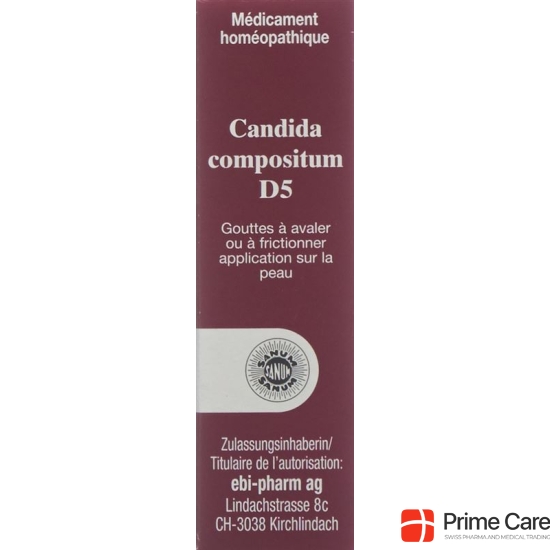 Sanum Candida compositum drops D 5 Fl 10 ml