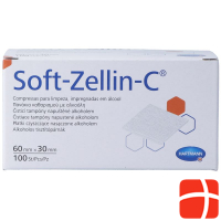 Soft Zellin Alkoholtupfer 60x30mm 100 Stück