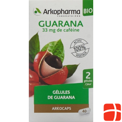 Arkocaps Guarana Kapseln Bio Dose 40 Stück