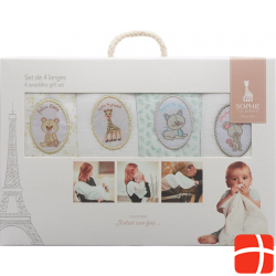 Sophie La Girafe 4 Piece Diaper Set