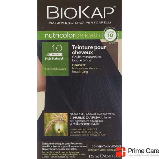 Biokap Nutricolor Delicato Rapid Naturschw 135ml buy online