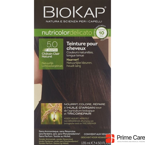 Biokap Nutricolor Delicato Rapid Nat Kast 135ml buy online