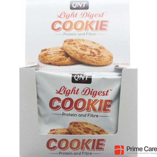 Qnt Light Digest Cookie Disp Salted Caramel 12x 60g buy online