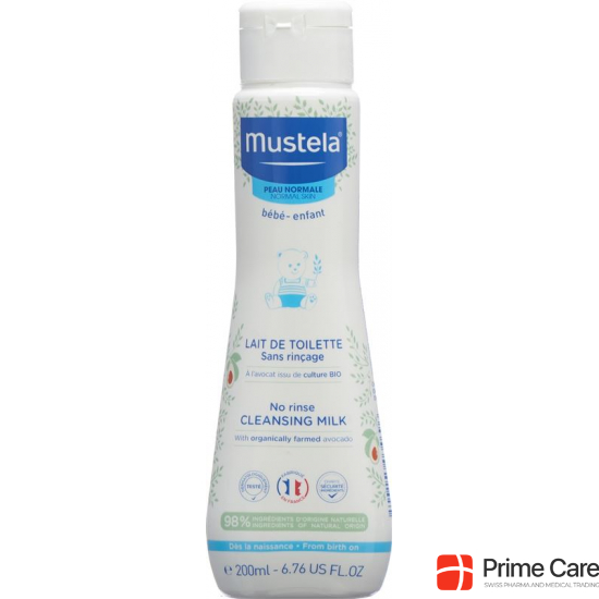 Mustela Reinigungsmilch Normale Haut O Abspül 200ml buy online