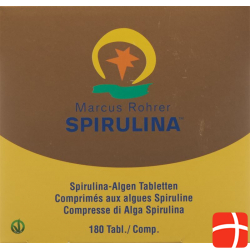 Spirulina Marcus Rohrer Tabletten Refill Beutel 180 Stück