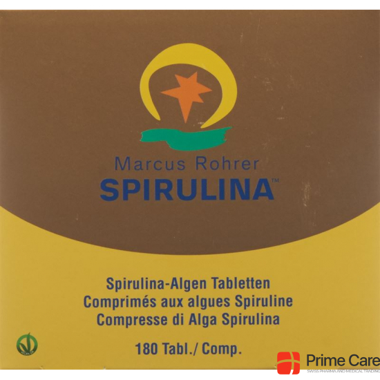 Spirulina Marcus Rohrer Tabletten Refill Beutel 180 Stück buy online