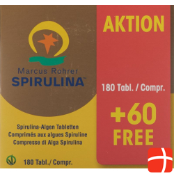 Spirulina Marcus Rohrer Tabletten 180 Stk+60 Stk Gratis