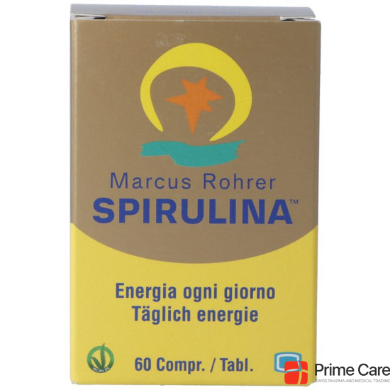 Spirulina Marcus Rohrer Tabletten Glasflasche 60 Stück buy online