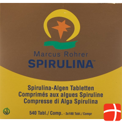 Spirulina Marcus Rohrer Tabletten Refill Karton 540 Stück