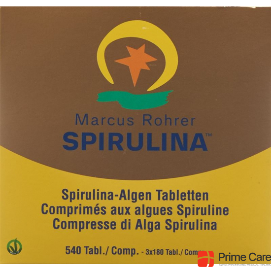 Spirulina Marcus Rohrer Tabletten Refill Karton 540 Stück buy online