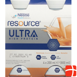 Resource Ultra Haselnuss 4 Flasche 200ml