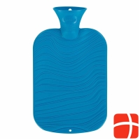 Fashy Wärmflasche 2L Doppellamelle Blau