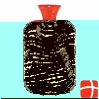Fashy Wärmflasche 2L Doppellamelle Orange