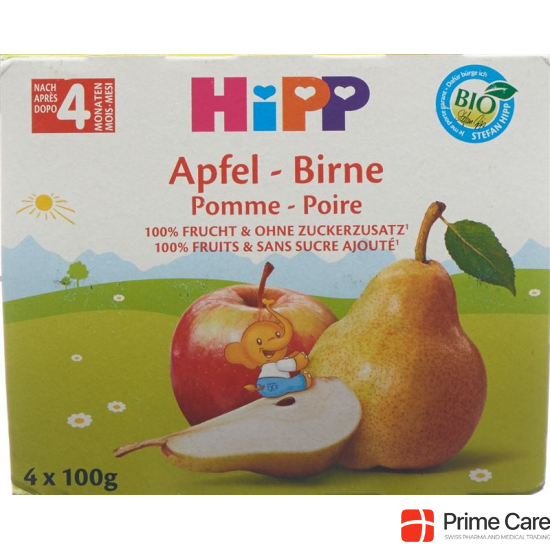 Hipp Fruchtpause Apfel Birne (neu) 4x 100g buy online