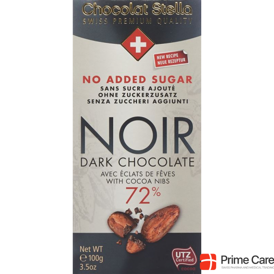 Stella Schokolade Noir 72% 100g buy online