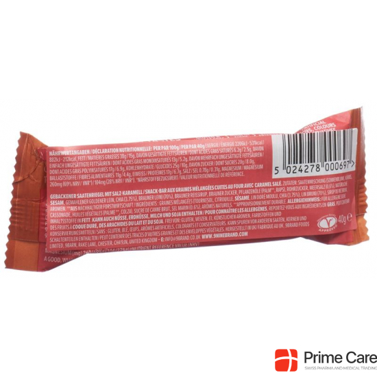Nine Riegel Salted Caramel 20x 40g buy online