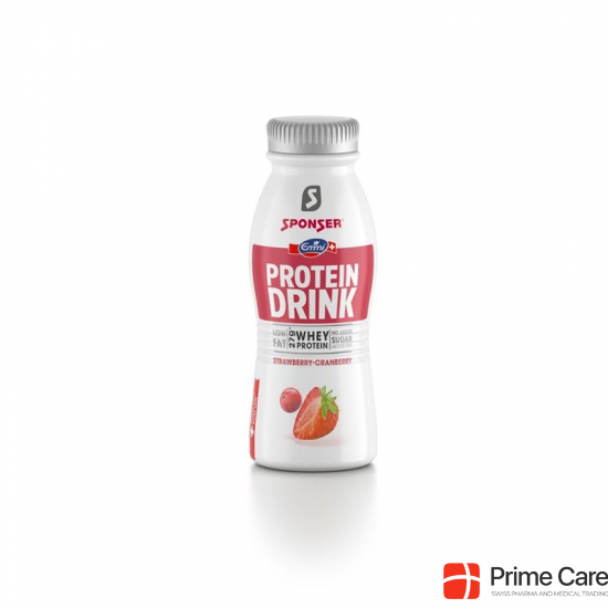 Sponser Protein Drink Strawberry-Cranber Flasche 330ml buy online
