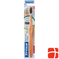 Trisa Natural Clean Wooden Toothbrush Medium