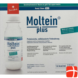 Moltein Plus Ready2shake Geschmacksneutr 6 Flasche 38g