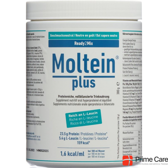 Moltein Plus Ready2mix Geschmacksneutral Dose 380g buy online
