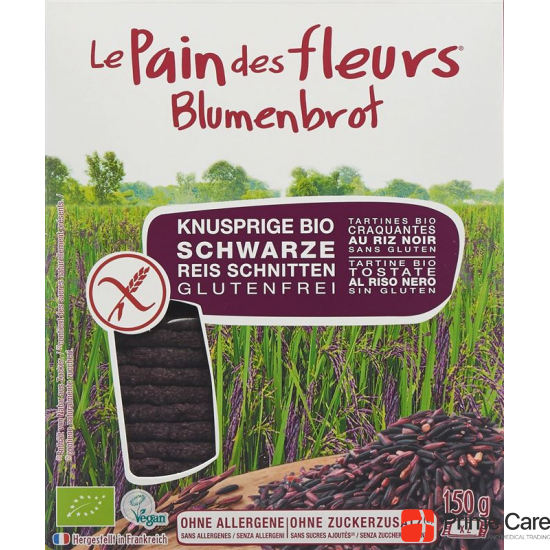 Blumenbrot Knusprige Schnitten Schwarz Reis 150g buy online