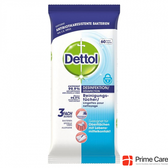 Dettol Desinfektions Reinigungtücher 60 Stück buy online