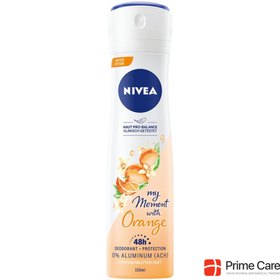 Nivea Deo My Moment With Orange Female Spray 150ml buy online