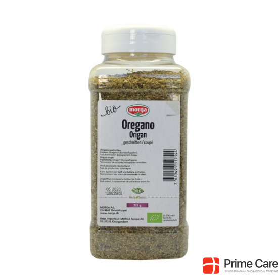 Morga Gewürz Oregano Geschnitten Bio Dose 225g buy online