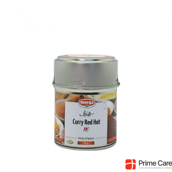 Morga Gewürz Curry Red Hot Bio Dose 40g buy online