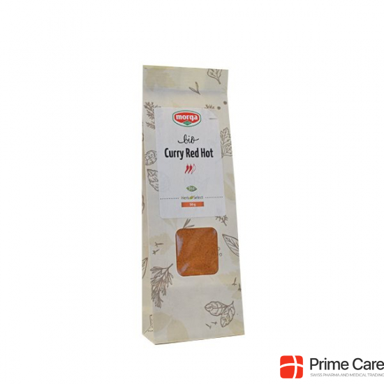 Morga Gewürz Curry Red Hot Bio Nfb 50g buy online