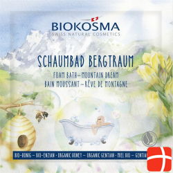 Biokosma Schaumbad Bergtraum gelber Enzian Honig Bio 25ml