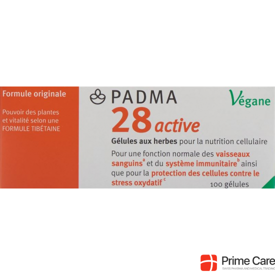 Padma 28 Active Capsules 100 pieces buy online