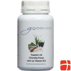 Goodness Chlorella Pulv Vit B12 Kapseln 600mg 90 Stück