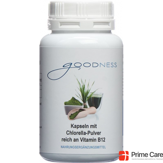 Goodness Chlorella Pulv Vit B12 Kapseln 600mg 90 Stück buy online