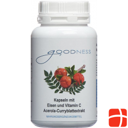 Goodness Eisen mit Vitamin C Kapseln 600mg 90 Stück