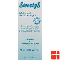 Goodness Sweetys Sucralose Suessstoff Tropfflasche 10 M