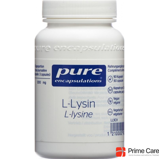 Pure L-lysin Kapseln Neu Dose 90 Stück buy online