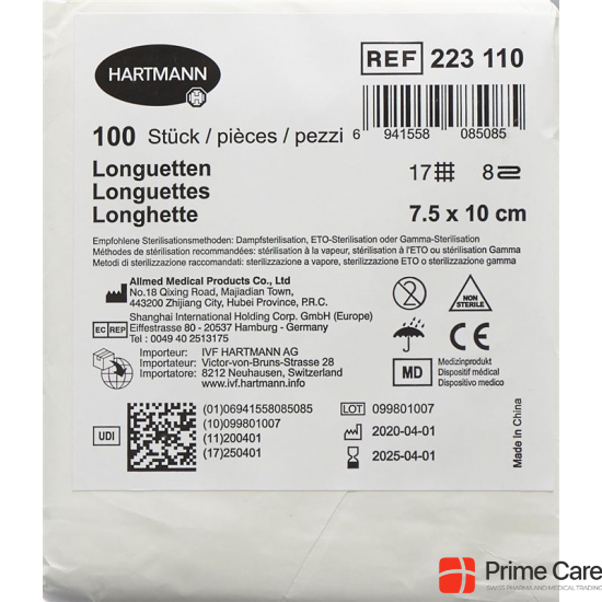 IVF Longuetten T17 7.5x10cm 8-fach 100 Stück buy online