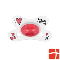 Difrax Nuggi Natural 0-6m I Love Silicone