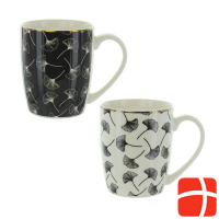 Herboristeria Mug Gingko Black & White